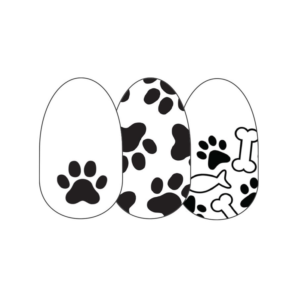 Color Street- Party Paws Overlay- 100% Real Nail Polish Strips